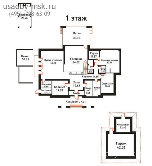 коттедж Новорижское шоссе